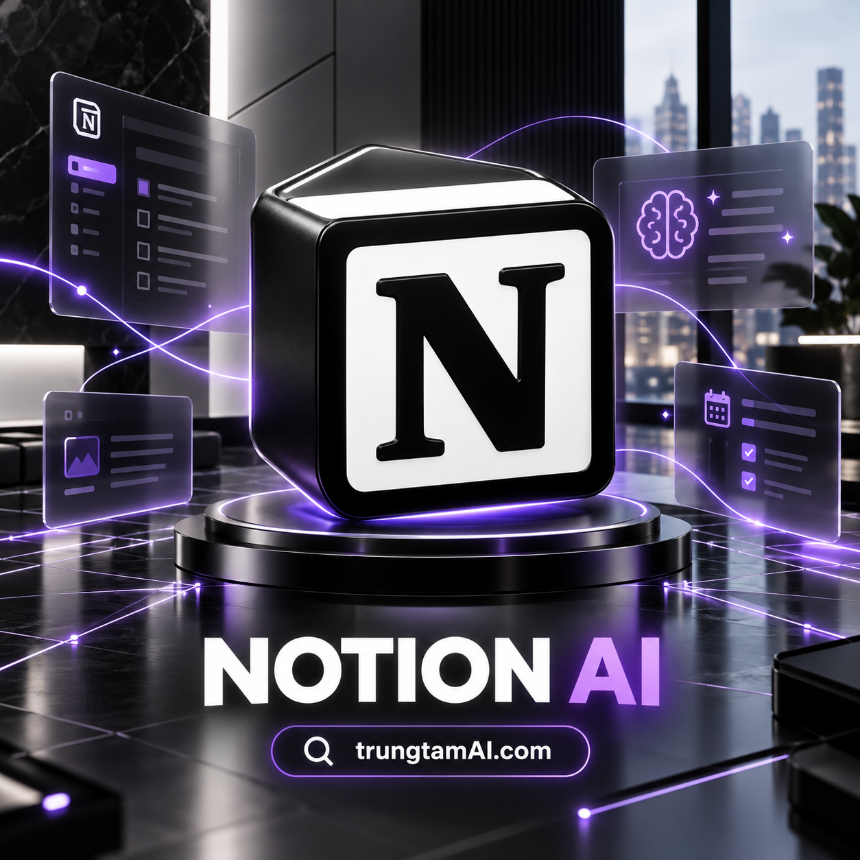 Ảnh sản phẩm Notion AI - trungtamAI.com