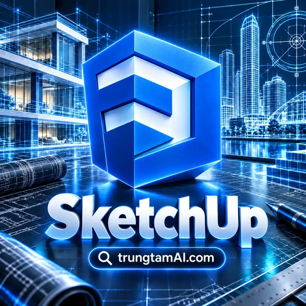 Ảnh phần mềm SketchUp tại trungtamAI.com