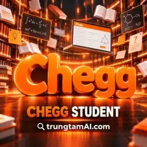 Ảnh tài khoản Chegg Student tại trungtamAI.com