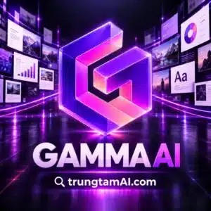 Ảnh tài khoản Gamma AI tại trungtamAI.com